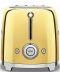 Тостер Smeg - TSF01GOEU 50's Style, 950W, 6 степени, жълт - 3t